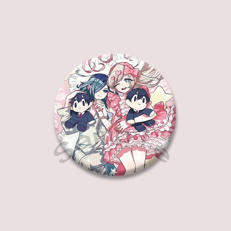 The 100 Girlfriends Who Really Love You Anime Brooches Cartoon Figure Nano Eiai Karane Inda Badges Bag Hat Clothes Button Pins