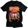 Japanese Anime Spy X Family Anya Forger Graphic Print T Shirt StreetwearUnisex Fashion Short Sleeve Plus Size T Shirt
