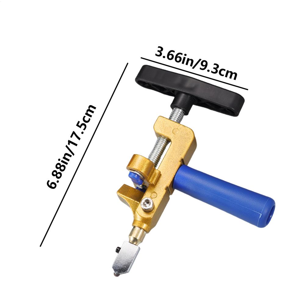 Glass Tile Cutter Breaker Manual Tile Cutter Glass Breaker Tungsten Glass Breaking Cutter Tool With Screwdriver And Extra 2