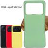 Liquid Silicone Case For Xiaomi Mi 10 11 12 13 14 15 Pro Ultra Soft Gel Rubber Protector Matte Cover