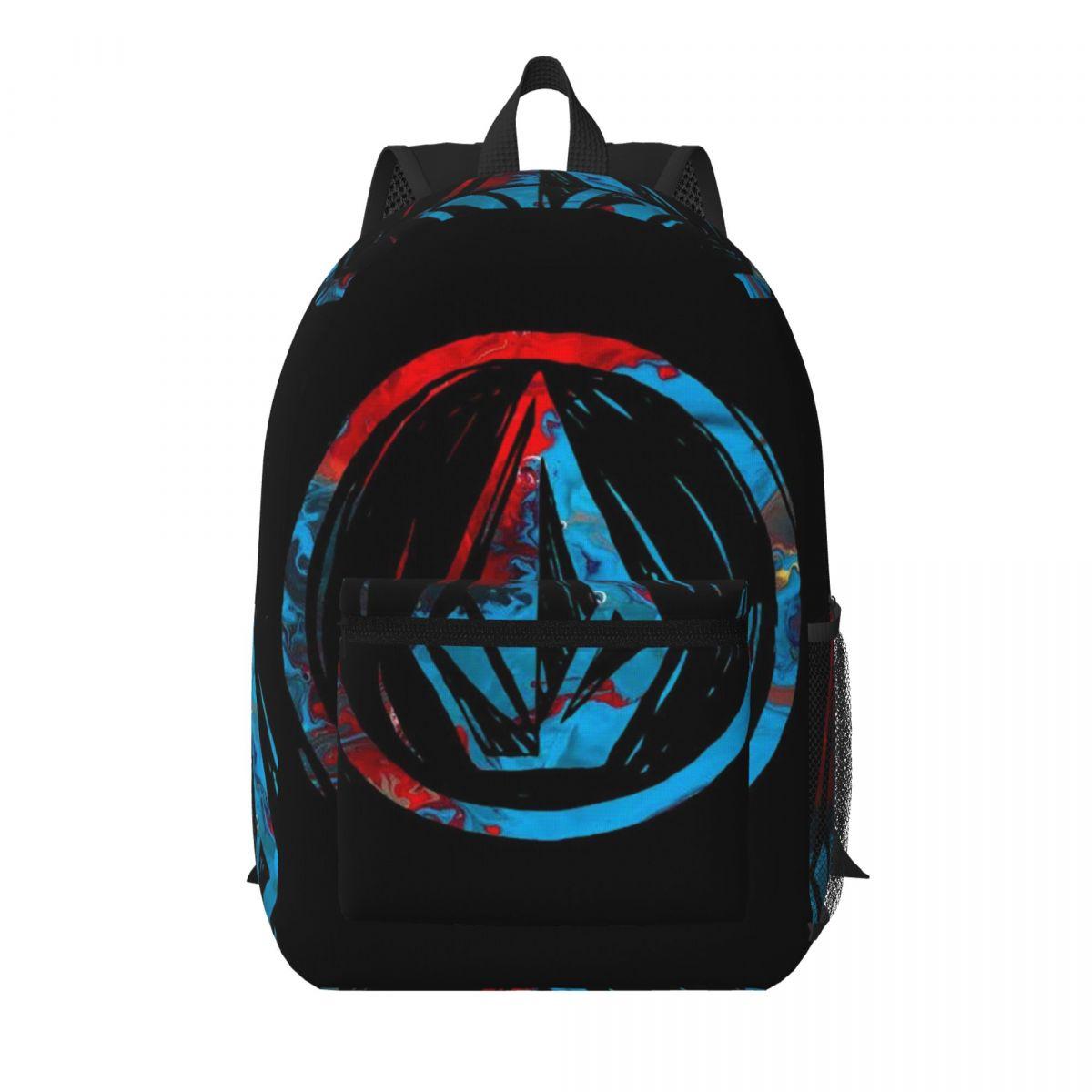 Volcoms Logo Rugzak Dagrugzak Grote Capaciteit Jongens Meisjes Boekentas Schooltas Schoudertassen voor Mannen Vrouwen One Size black