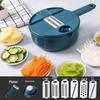 Multi-functional Manual Vegetable Cutter and Slicer - Grater, Potato & Carrot Shredder for Kitchen Use