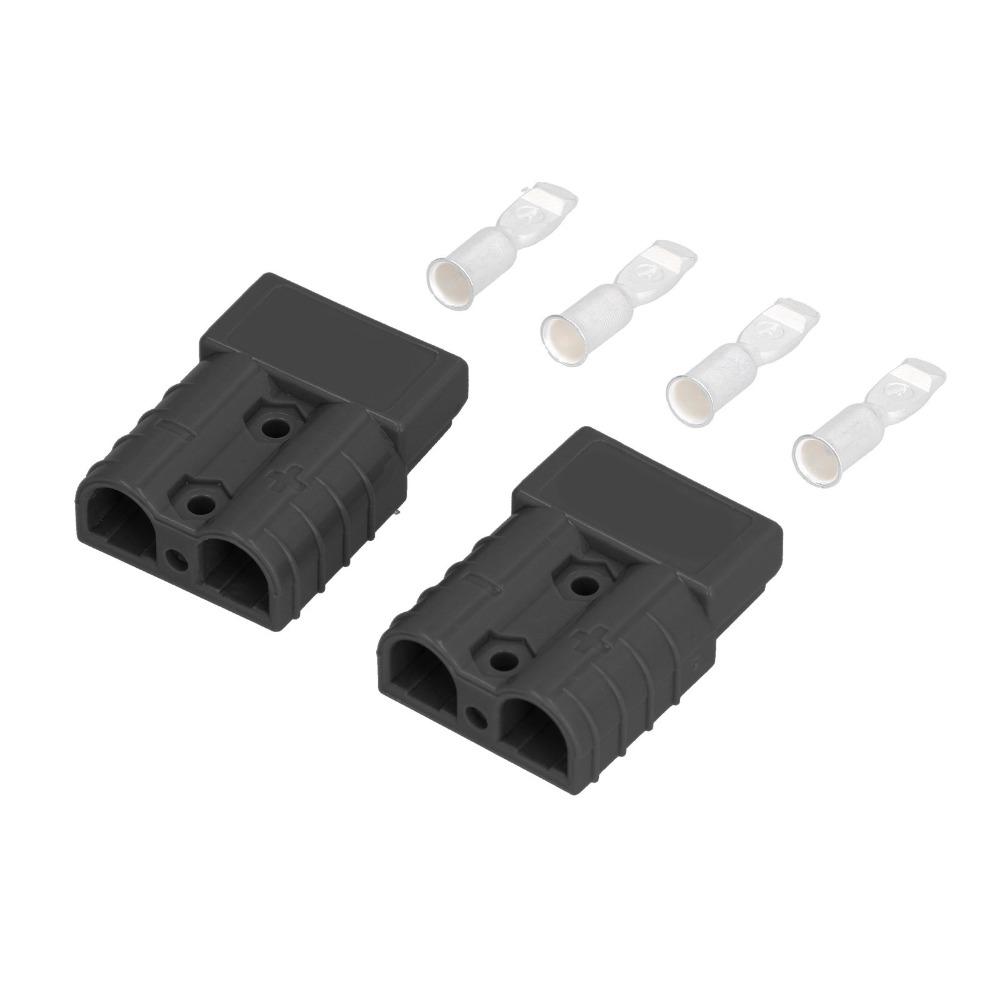 2PCS 600V Quick Disconnection Plug 50A Wire Harness Plug Battery Power Connector Boats Marine