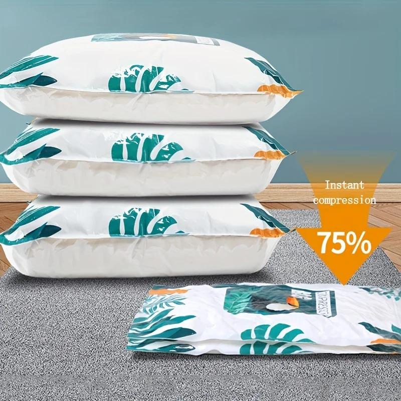 Large Capacity Vacuum Compression Bag, Dustproof Pouch, Lightweight Clothes Bag For Travel