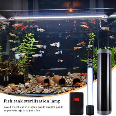 UV světlo pro akvárium 9W lampa na čištění akvárií s dálkovým ovládáním čistící lampa Efektivní odstranění řas z venkovních bazénů