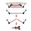 Folding  Cot  Bed For Outdoor Backpacking Camping Cot Bed Waterproof Oxford Cloth
