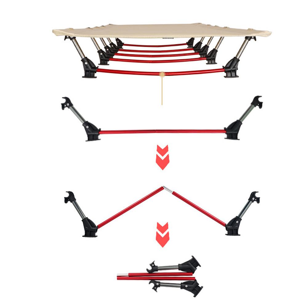Folding  Cot  Bed For Outdoor Backpacking Camping Cot Bed Waterproof Oxford Cloth