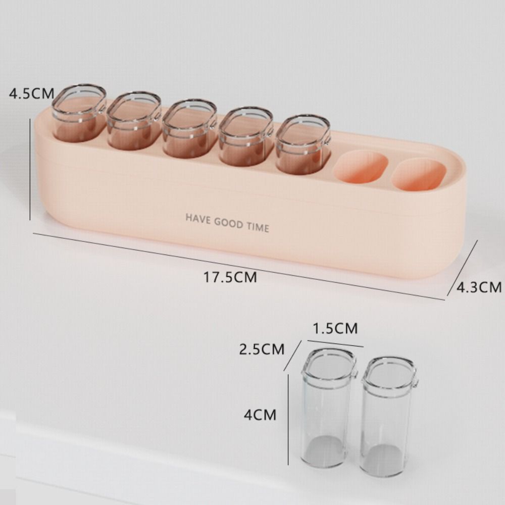 Waterproof Seven-Day Pill Boxes Detachable Pill Case Mini Pill Dispenser Box  Travel