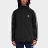 adidas originals Monogram JKT Full Print logo Reversible Stay Warm hooded down Jacket Black White Men's DP8561