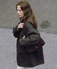 Ostkaka Soft Shoulder Mini Suede Brown