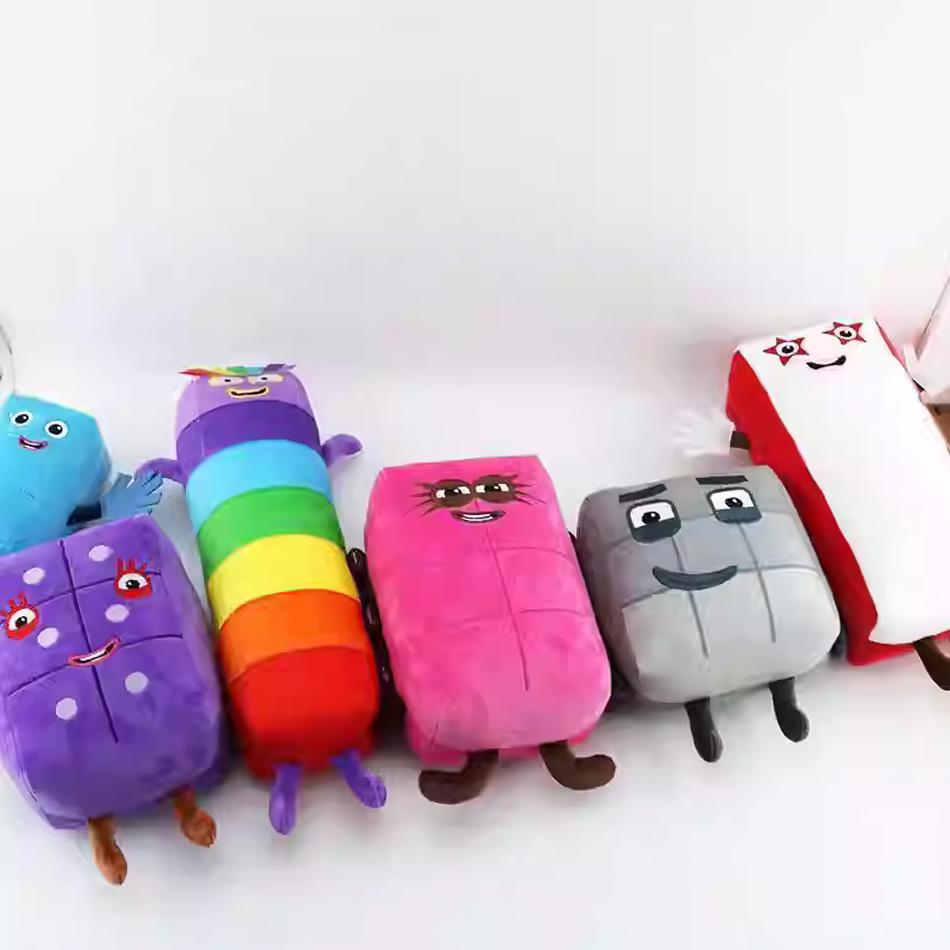 1-10 Numbers Plush 14-30Cm Toys Number Stuffed Dolls Movie Series Cartoon Educational Stuffed Toys Kids Baby Children Gifts