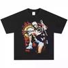2025 Guns N' Roses Portrait T-shirt Rock American Short Sleeve Vintage High Quality Luxury Brand Selling Popular Style Ins Y2k