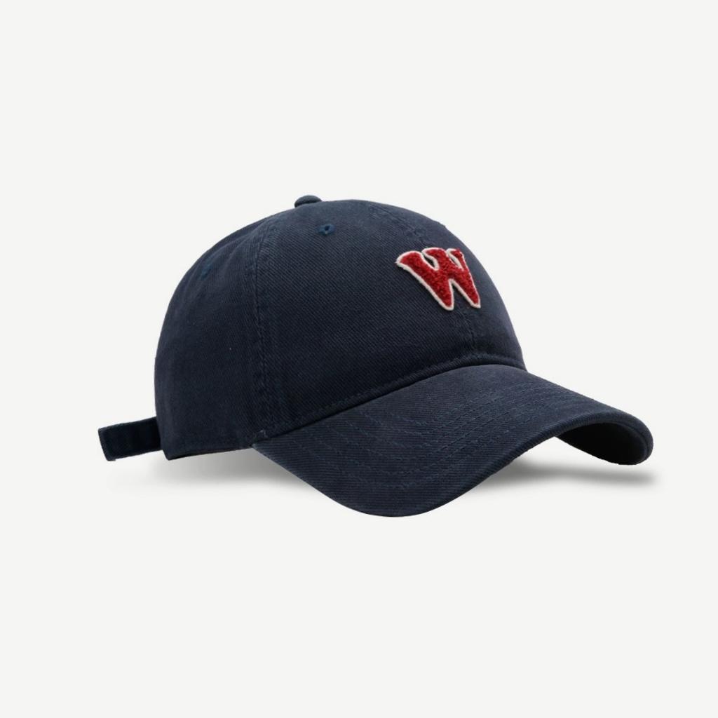 Japanese Retro Work Suit Letters  Patch Baseball Cap Women  American Soft Top  Versatile Casual Sun Visor  Men