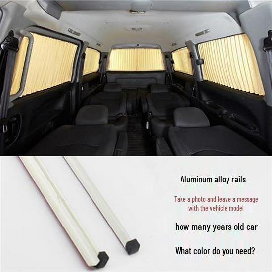Ford Edge Privacy Sunscreen Blinds – Aluminum Alloy Track, Car Curtains for Shading