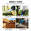 4-Inches Electric Protable Mini Cordless Rechargeable Handheld Chain Saw  For Tree Branch Wood Cutting With1/2Pcs Batteries