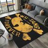 3D Wu T-TANG Clans Hip Hop Sign Rap Carpet Rug for Bedroom Living Room Home Sofa Decoration,Children Play Large Decor Floor Mat