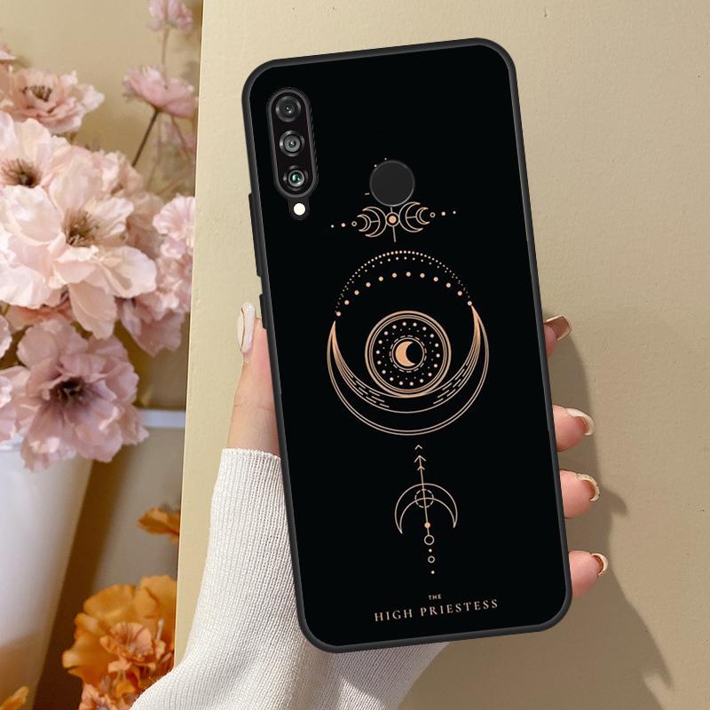 Magic Moon Tarot For Huawei Nova 7i 8i 11i 12i 12s Y73 Y70 Y90 Y60 Y72 Y61 Y91 9 10 SE P30 Pro P40 Lite Case
