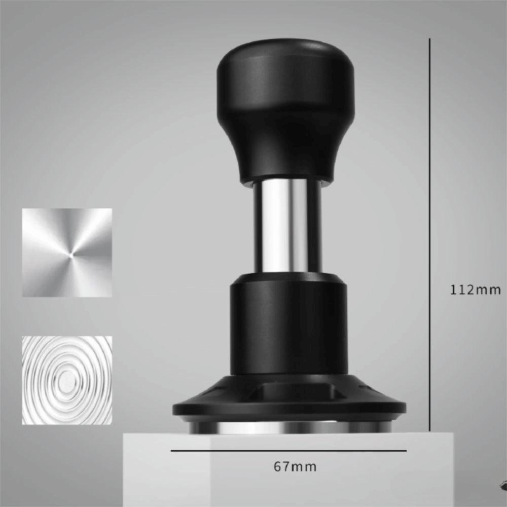 Constant Force Espresso Tamper Stainless Steel 58.5mm 53mm 51mm Spring Loaded Coffee Tamper Ripple Base Constant Pressure