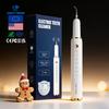 Christmas Gifts Hot Sale Rechargeable Ultrasonic Teeth Cleaner Plauqe Removal Calculus Tartar Dental Scaler for Teeth Whitening