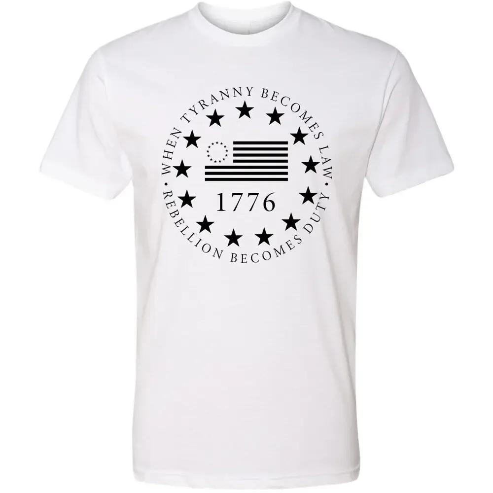 American Flag We The People 1776 Patriotic TShirt 100 Cotton ONeck Summer Short Sleeve Casual Mens Tshirt Size S3XL S