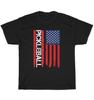 Pickleball Distressed American US Flag Patriotic Pickle Ball Player T-Shirt Gift