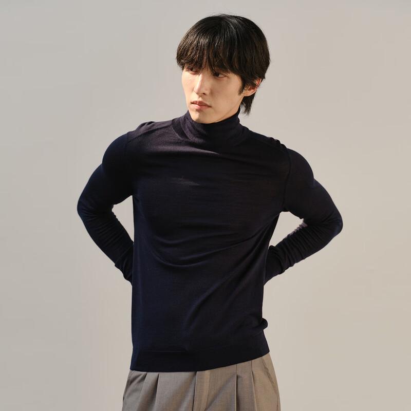 Men's SNOOFODE 100% Merino Wool Turtleneck Sweater