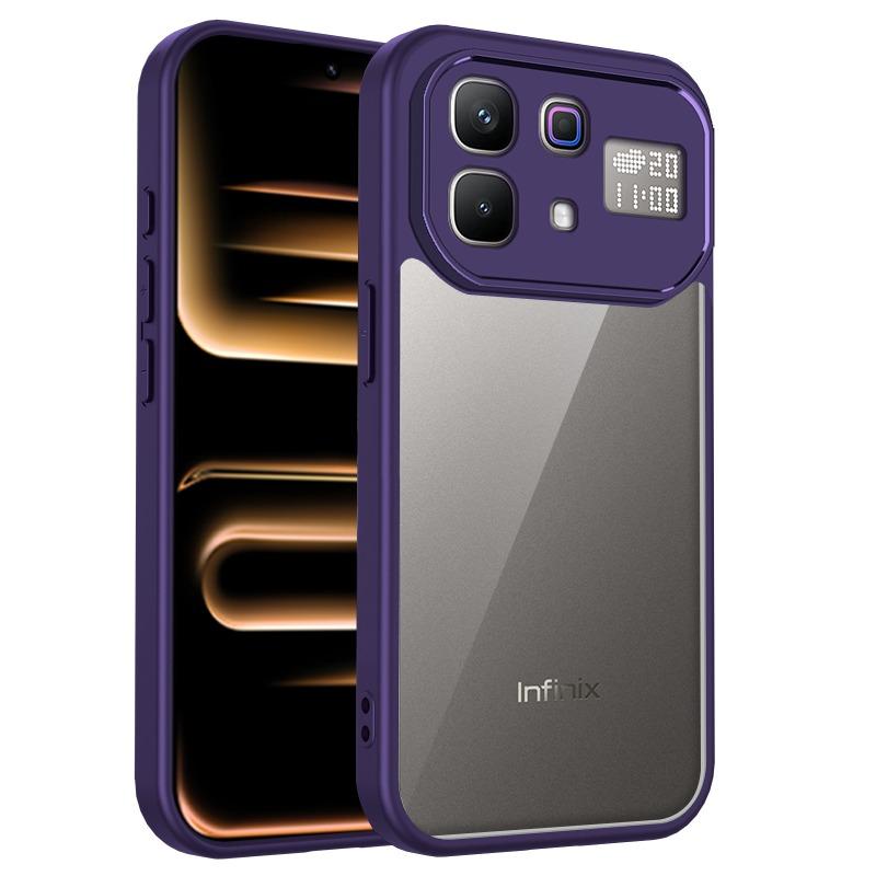 Luxury Transparent PC+TPU Ultra Thin Case For INFINIX Note 60 Pro 50X 40 Pro Plus 40S 40X Camera Full-pack Shockproof Back Cover