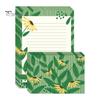 Floral Stationery Set 5Pcs Butterfly Paper Envelope Set, Vintage Writing with Lined Artistic Message Pages, Letter Kit for Letters, Greeting Messages,