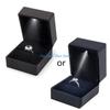 HX6F Earrings Stoarge Holder Proposal Wedding Engagement Ring Jewelry Box