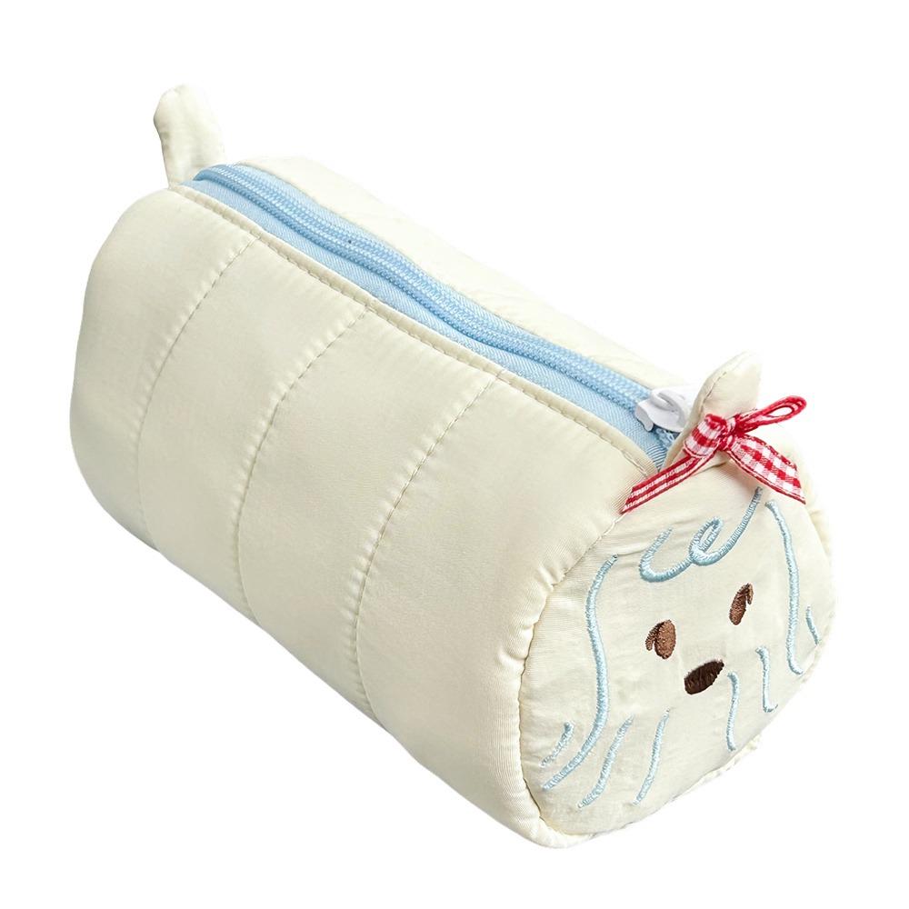 

Multi-functional Pencil Case Large Capacity Stationery Organizer Stationery Pouch Students Puppy Embroidery