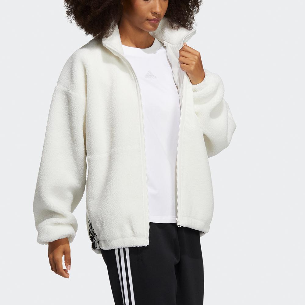 Adidas W Boa Jacket Side Stripe Jacket Women Jacket White HD0362
