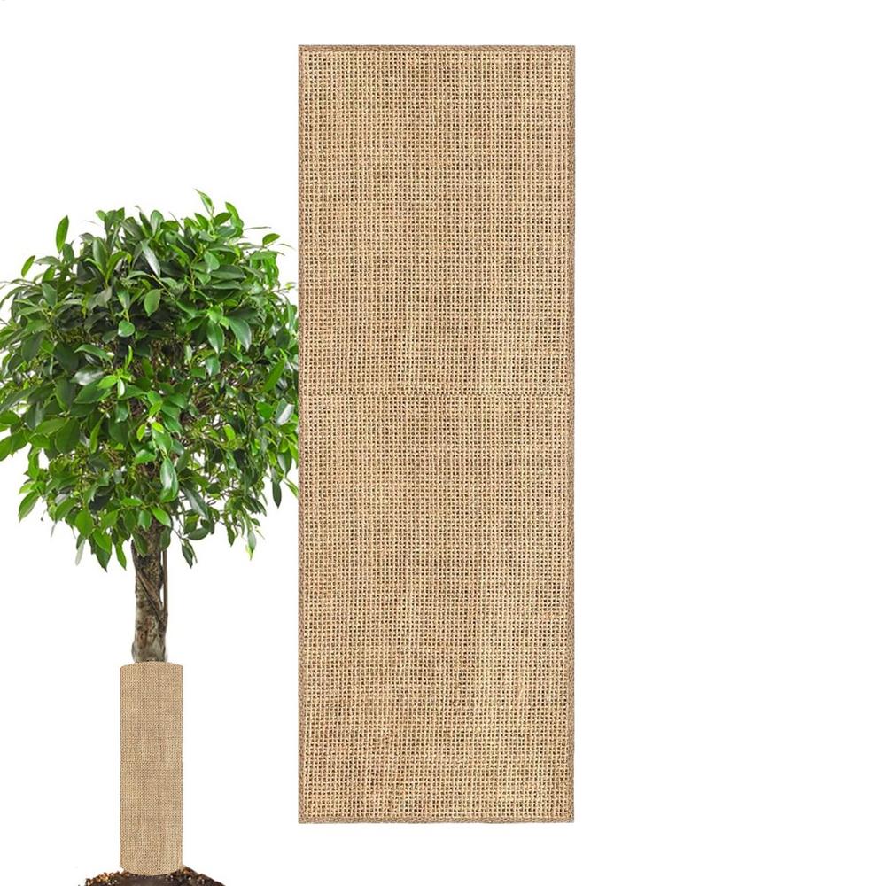 Frost Blankets For Outdoor Plants Breathable Anti-Freeze Cloth Natural Burlap Plant Covers For Fruit Tree Vegetable Berry Bush