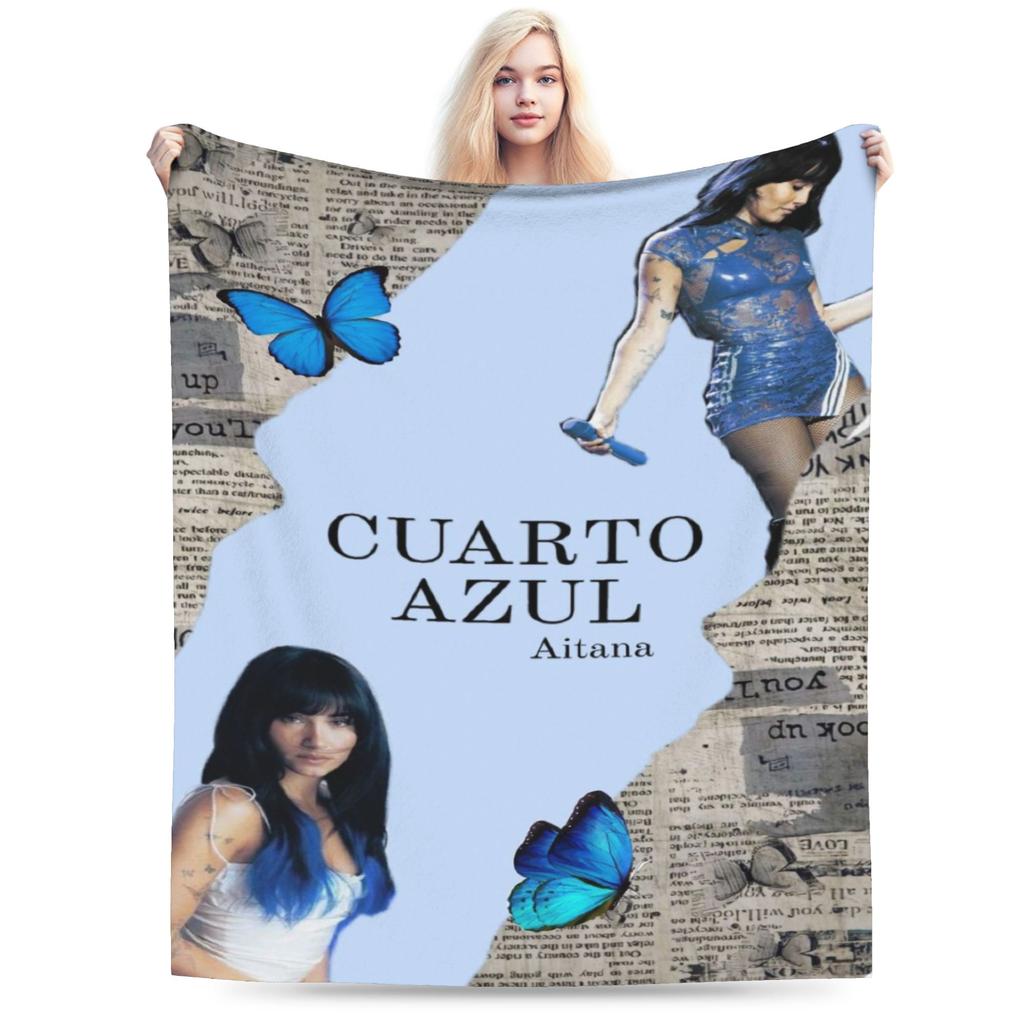 Aitanas Ocanas singer Blanket Velvet Multifunction Super Soft Throw Blanket for Sofa Rug Piece