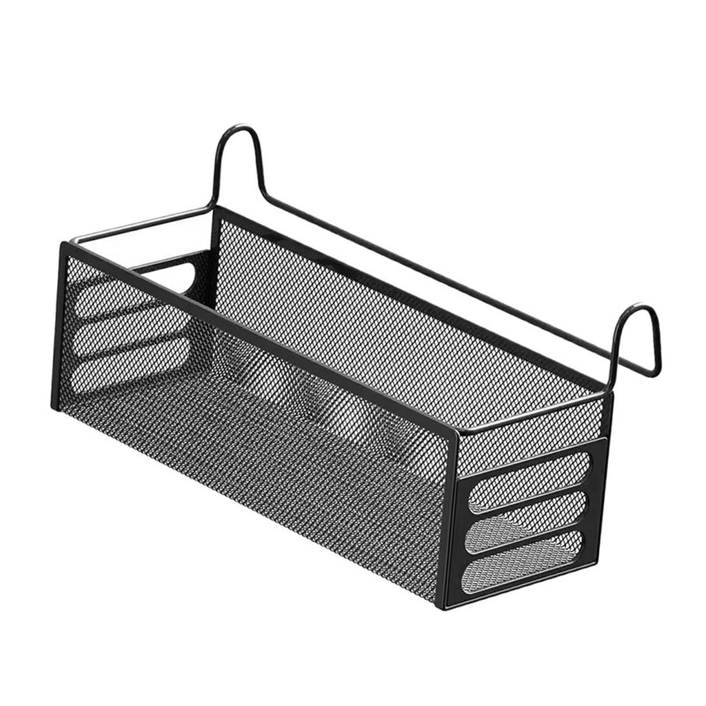 Bedside Hanging Storage Basket Shelf Organizer Rack for Dorm Bed & Bunk