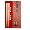 2 Pair Non-slip Panda Chopsticks Gift Set With Chopstick Rest Sushi Chopsticks  Present