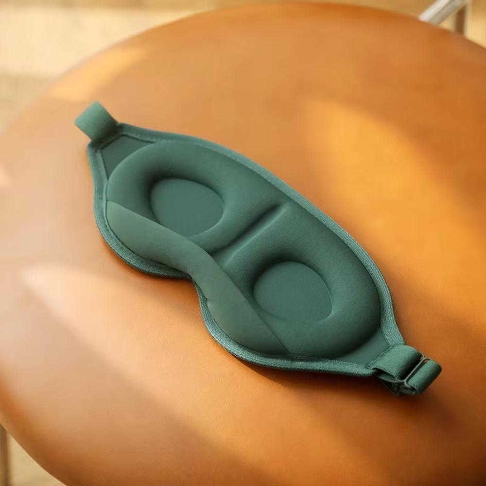 High Quality Soft 3D Eye Mask Breathable Light Blocking Sleeping Mask Pressure Free Capsule Eye Mask Sleep Space