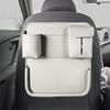 Car Trays For Eating PU Leather Foldable Multifunctional Auto Bag Car Seat Organizer For Vehicle Truck SUV Van Door Road Trip