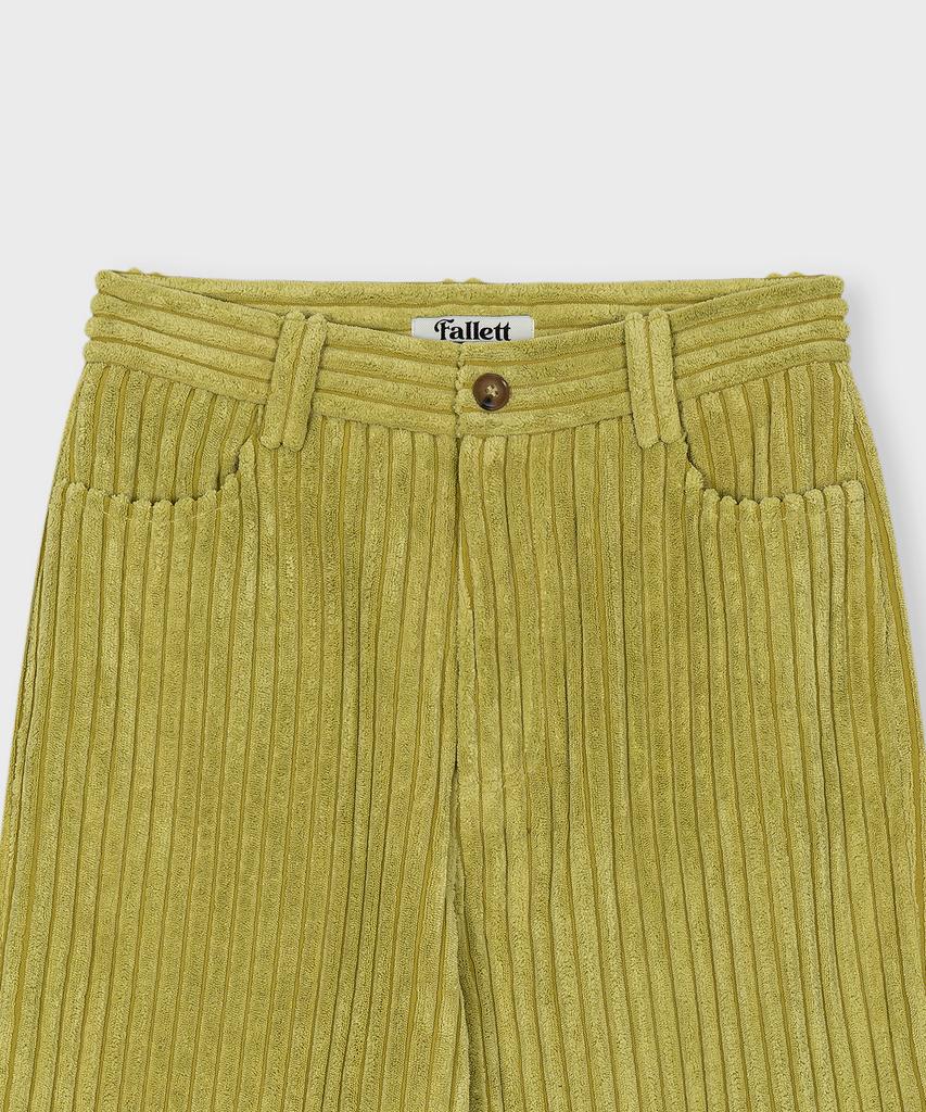 FALLETT Corduroy Wide Pants Light Olive