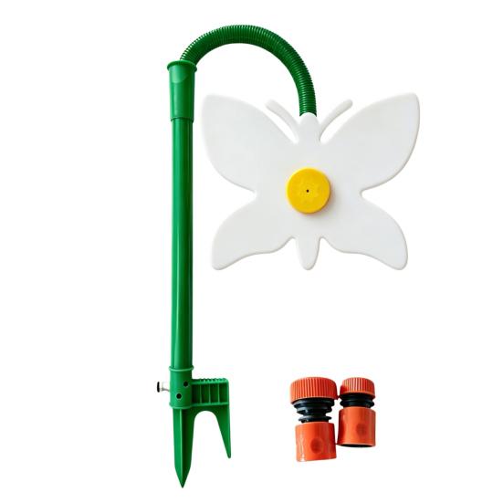 Aspersor de Jardín de Mariposas, Aspersor de Agua para Césped Giratorio de 360 Grados, Divertido Aspersor de Mariposa Danzante para Riego de Jardín en el Patio, Perros Niños Exterior