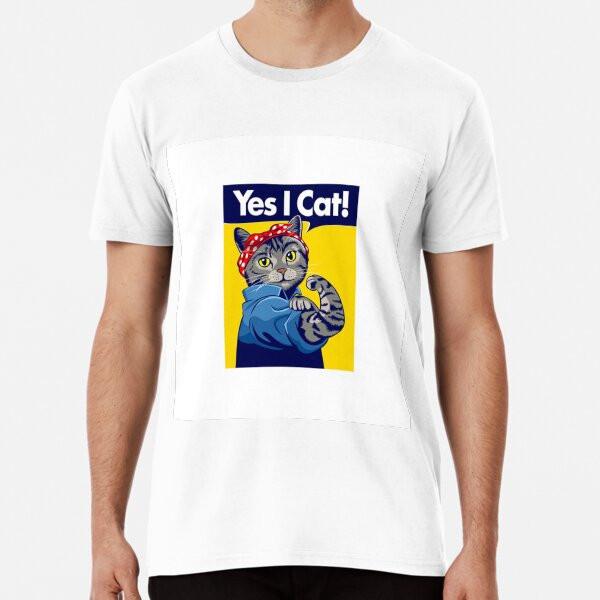 

Yes I cat T-Shirt S-5XL Best T-Shirt 3XL
