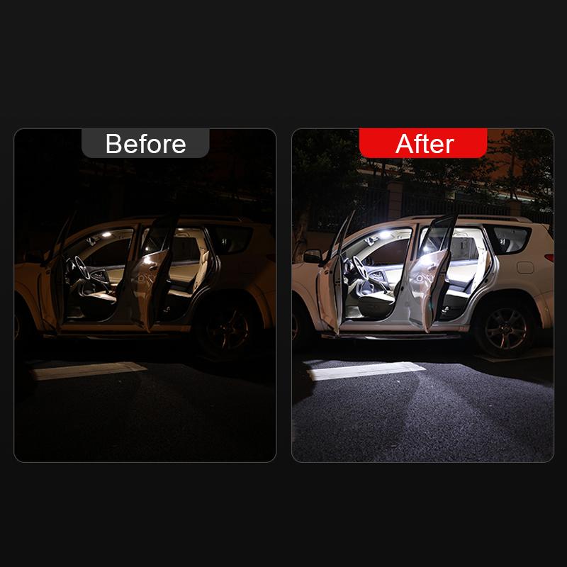 4pcs 12v Car LED Bulbs For Nissan Sentra Sylphy B17 2012 2013 2014 2015 2016 Auto Interior Dome Light Reading Lamps