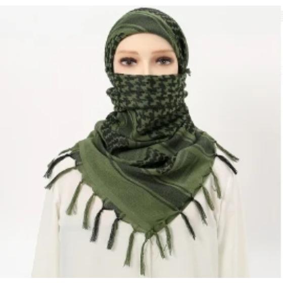 Summer Women Tactical Arab Scarf Men Fashion Lightweight Hijab Scarf Spring Army Plaid Head Scarf Keep Warm  New