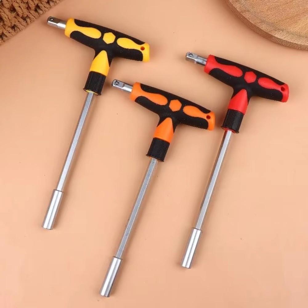 1/4 Inch Drive T Handle Wrench Multi Purpose Hexagonal Plum Head Screwdriver Set  Car Maintenance