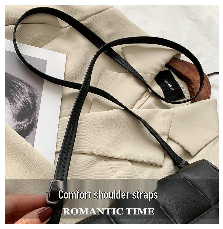 Borsa a Tracolla e a Spalla da Donna Trendy Coreana Minimalista 2025 - Stile Quadrato Piccolo