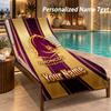 Custom Text Brisbane Broncos Print Beach Towel Large Towel For Home Bathroom Beach