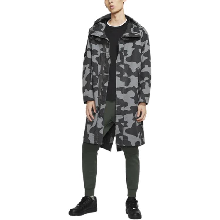 Nike Jackets Men's Dark Gray Hooded Moderate Other CK2537-084
