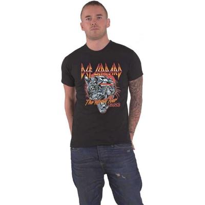 Def Leppard T Shirt Tour 2023 Band Logo New Official Unisex Black