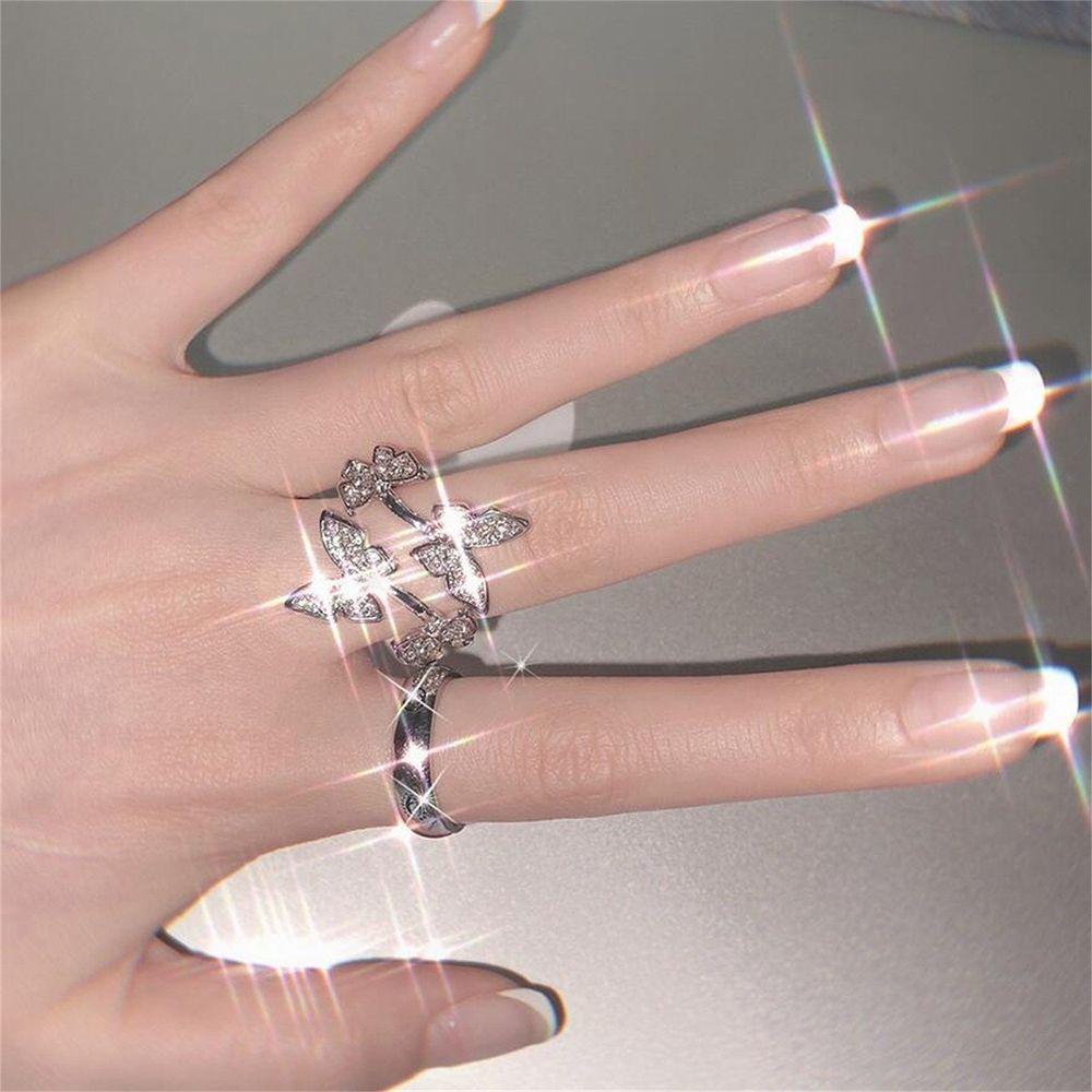 Sewing Accessories Finger Wear Adjustable Yarn Guides Thimble Ring Knitting Tools Knitting Loop