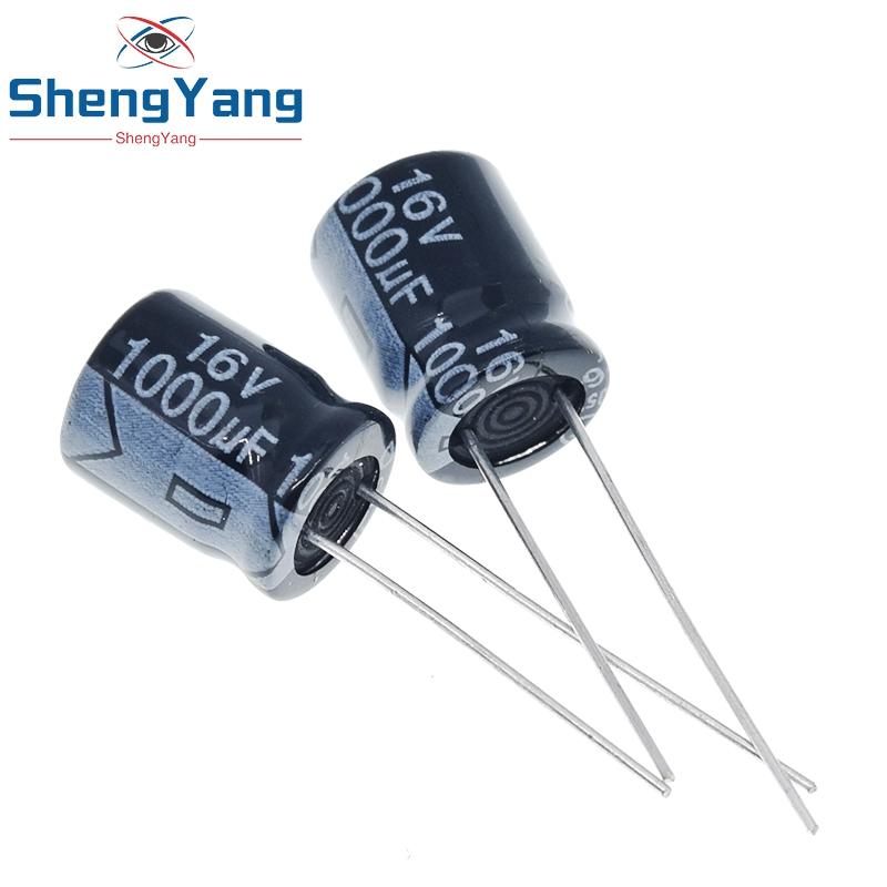 TZT 10/30PCS Higt Quality 16V1000UF 10*13mm 1000UF 16V 10*13 Capacitors