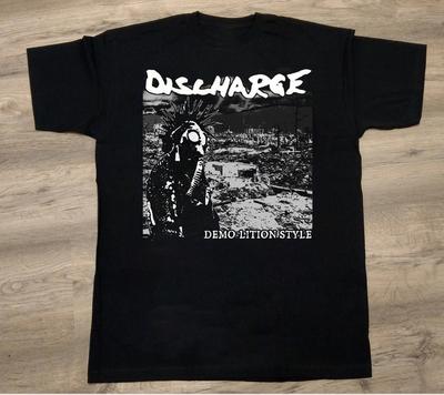ZELDZAAM! Ontladingsband Zwart Katoenen T-shirt Alle maten S-5XL Unisex HD746 Unisex T-shirt
